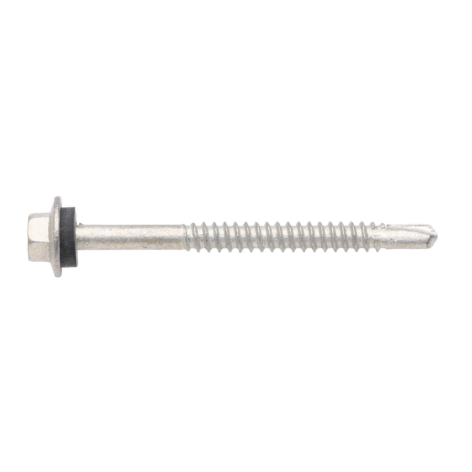 Buildex 12G x 65mm Class 3 Hex Head Roofing TEKS Screws with Seal, 6 Pack
