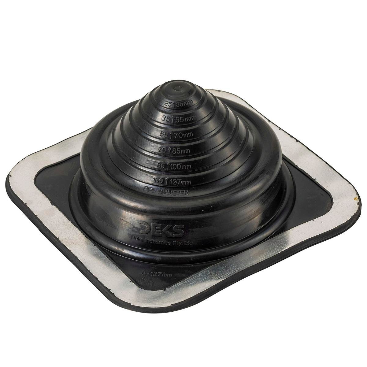 Deks Dektite Premium 5-127mm Roof Flashing - Black EPDM