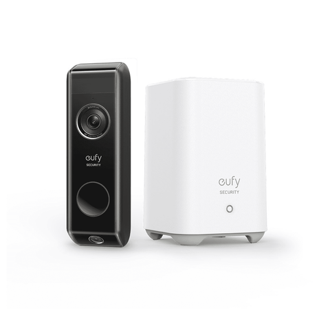 Eufy 2K Dual Camera Video Doorbell with HomeBase 2 Battery Powered