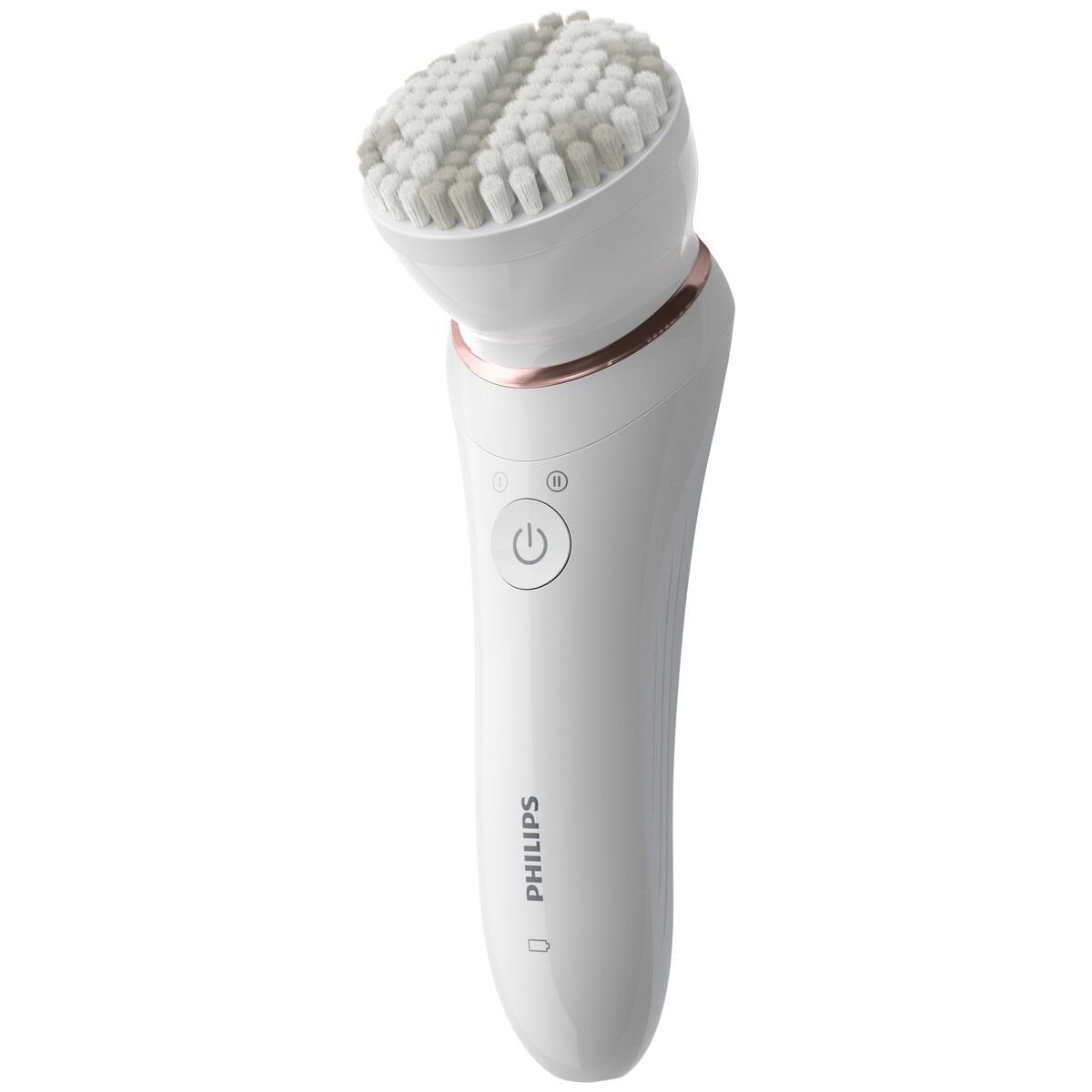 Philips Satinelle Advanced epilator - wet and dry, 40 minute cordless use, Opti-light, white - BRE740-10