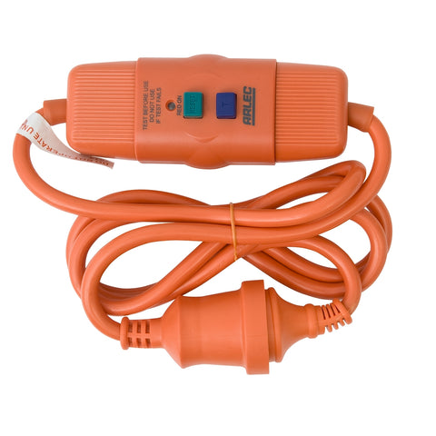 Arlec 1.8m Heavy Duty Extension Lead, 10A 2400W, Single Outlet, Orange