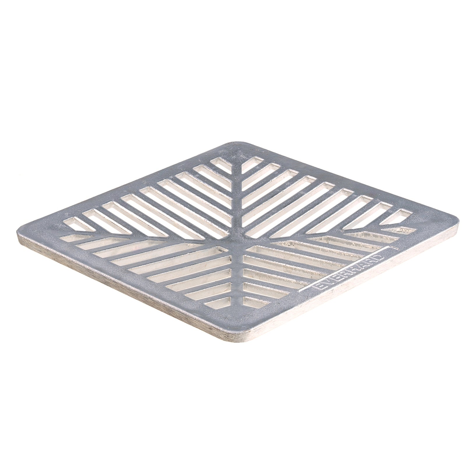 Everhard EasyDRAIN Silver Aluminium Square Grate for Flo-Way Pit