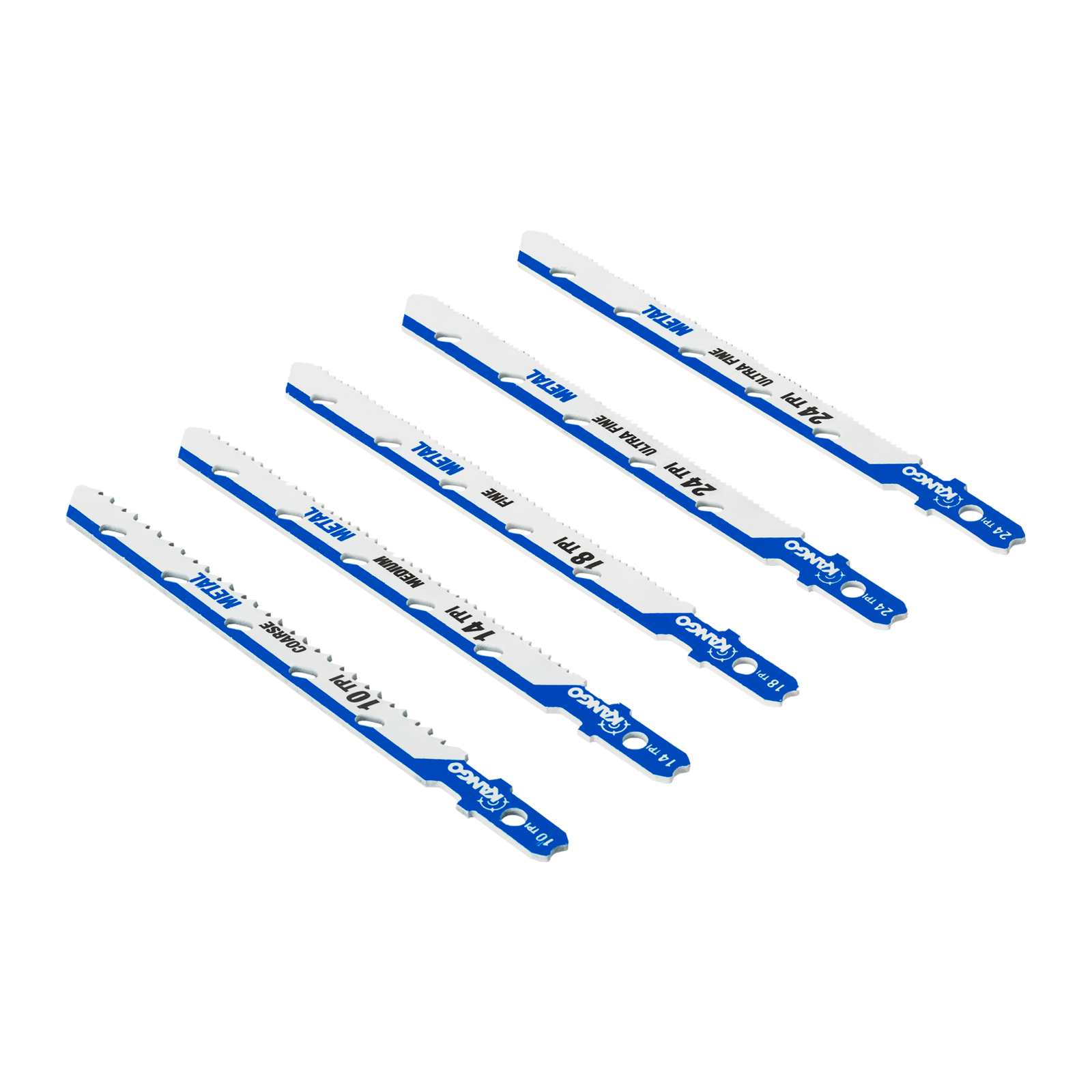 Kango 10 Piece Metal Jigsaw Blade Set KJBM10S