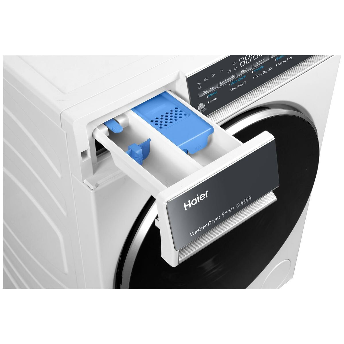 Haier 9kg + 6kg Series 500 Front Load Washer Dryer Combo - Steam Refresh - White - HWD9060MW1