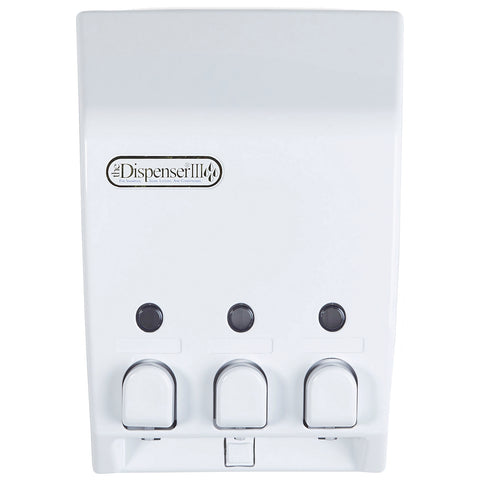 Better Living Classic Triple Chamber Shower Dispenser 430ml - White