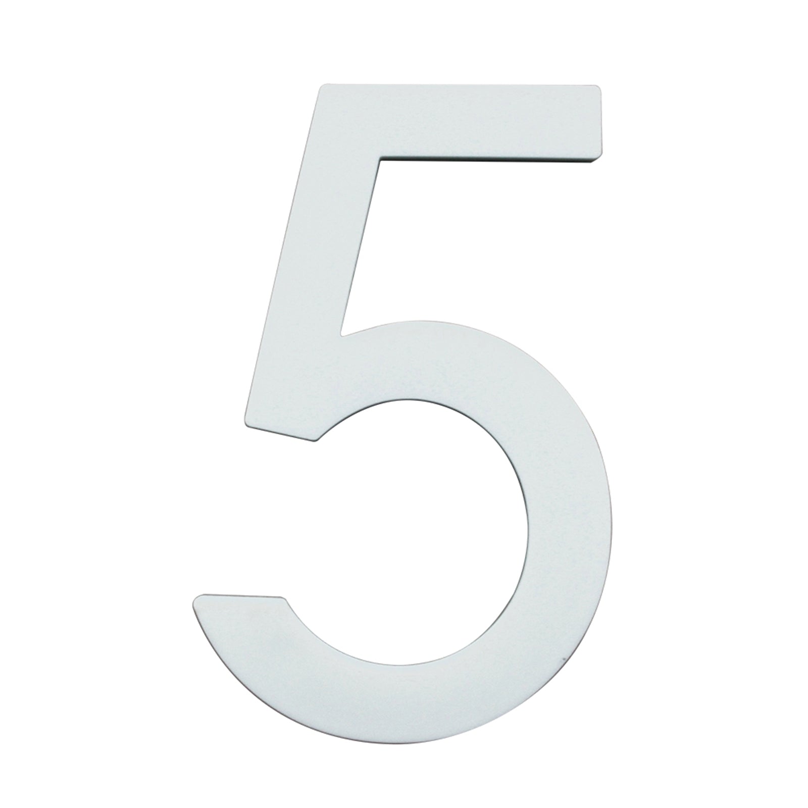 Sandleford 90mm Glow In The Dark Acrylic House Number 5 - Weather Resistant