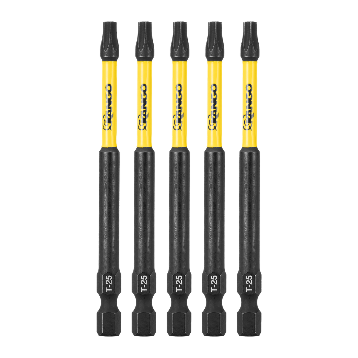 Kango 89mm TX25 HYPERTORQUE Impact Driver Bit 5 Pack - High Torque Performance - SuperSaverAU - view 2