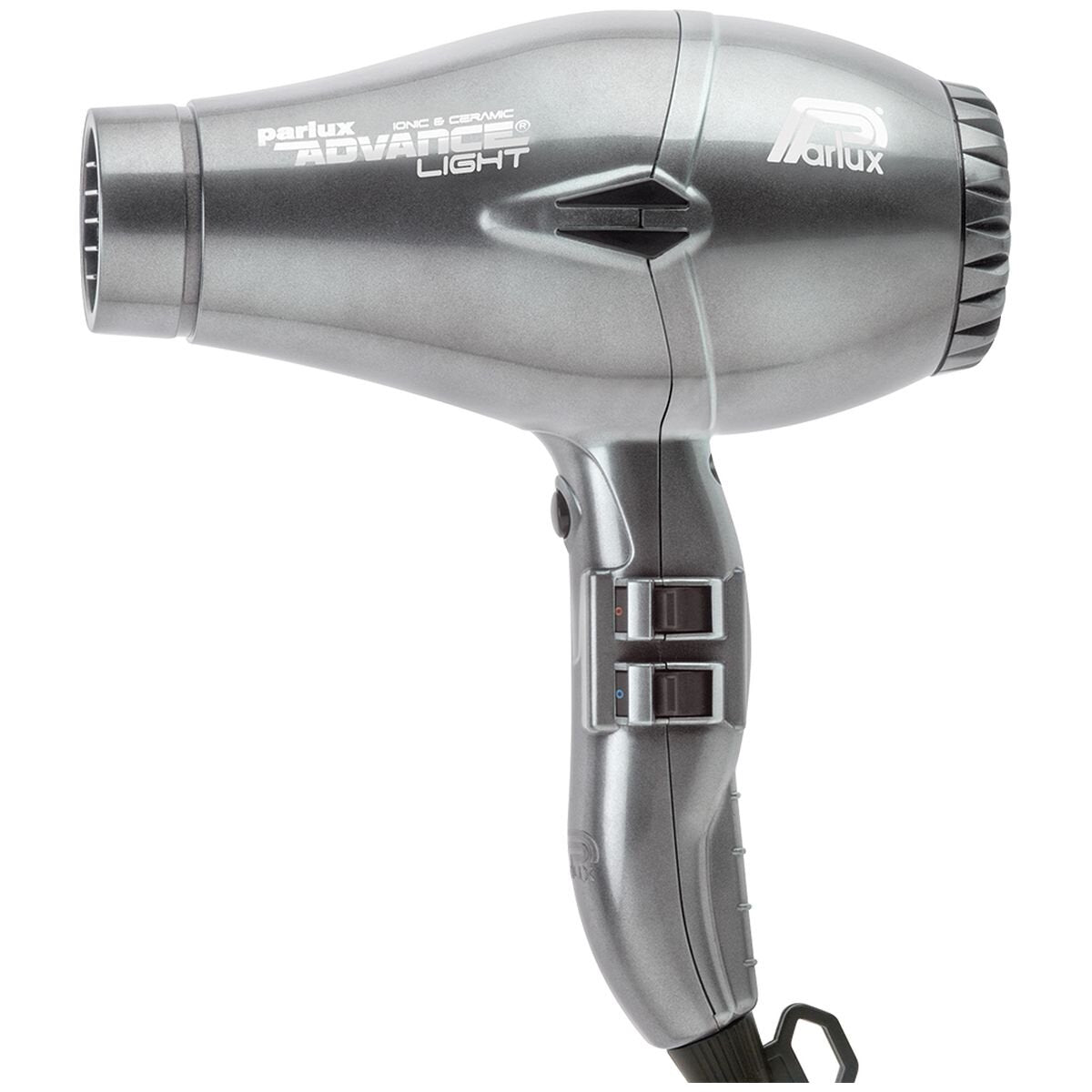 Parlux Advance Light Ionic and Ceramic Hair Dryer 2200W - Graphite - Multiple Heat Settings - 150097
