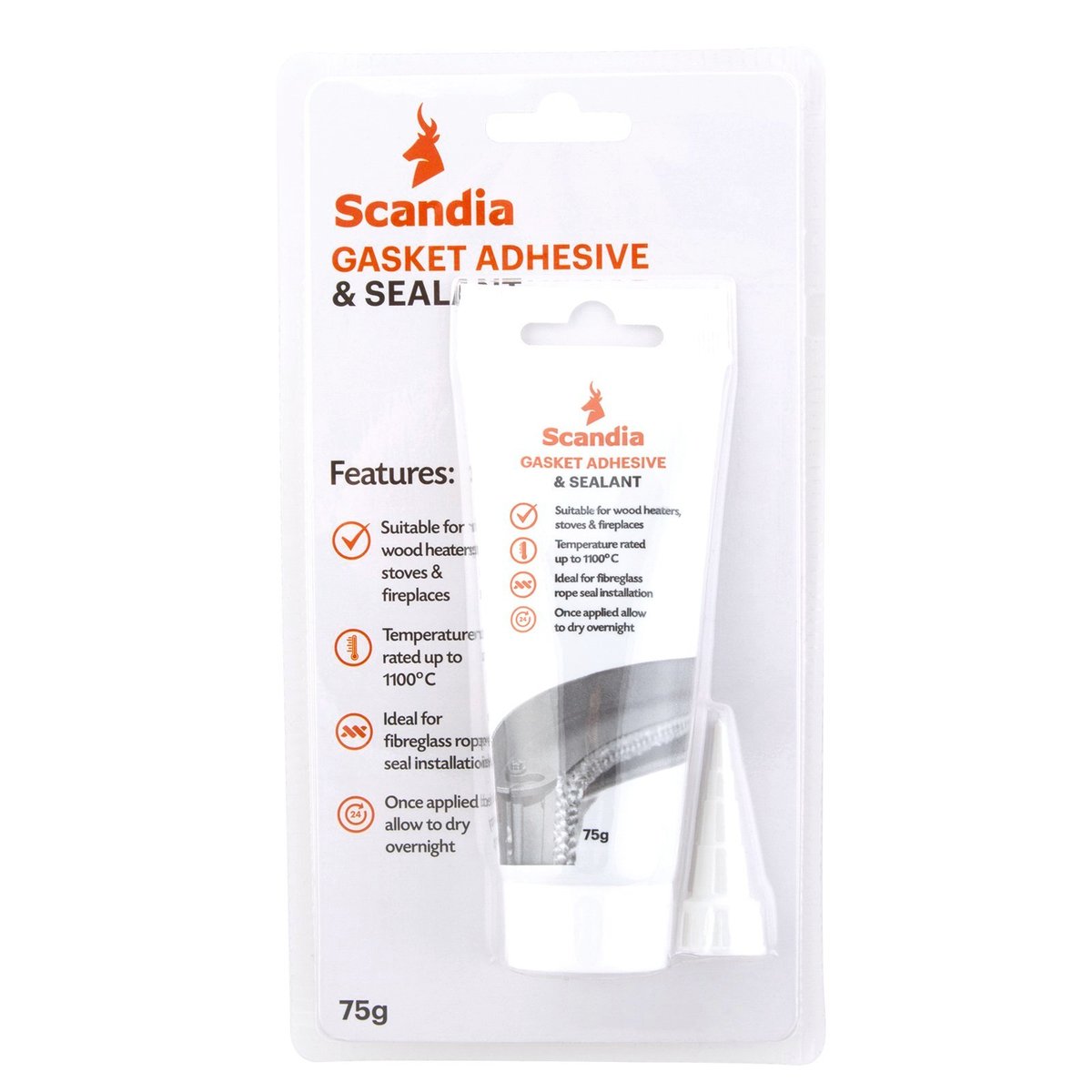 Scandia 75g Wood Heater Gasket Adhesive And Sealant