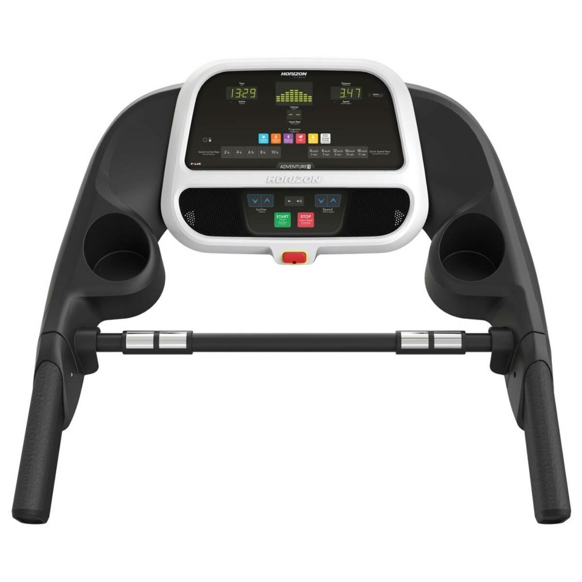 Horizon Fitness Adventure 1 Treadmill - 2.25 CHP Motor, 0-10% Incline, 10 Programs - HZ-ADV1-03