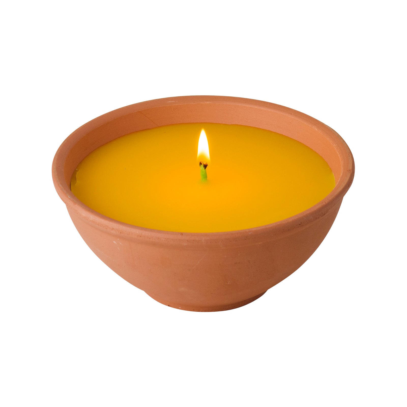 Pie Dish Citronella Tropical Strength Candle - Mosquito Repellent Outdoor
