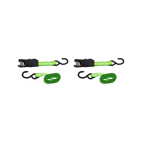 Syneco 25mm x 4.5m S Hook Ratchet Tie Down Set - 2 Pack