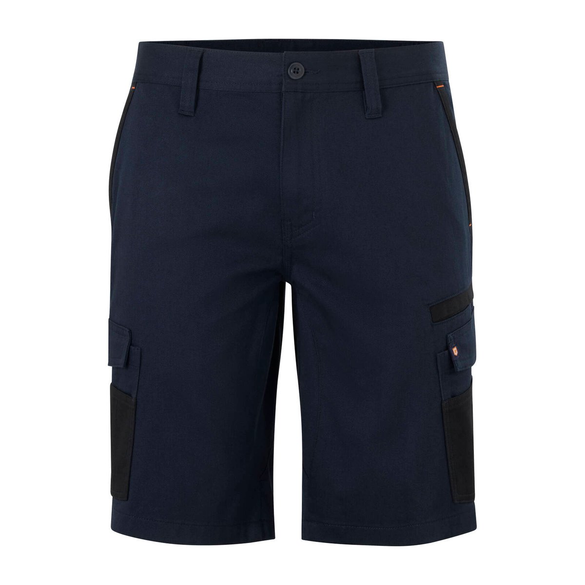 Citeco Cotton Stretch Cargo Mid Shorts, 245gsm Twill, Navy - Size 92R