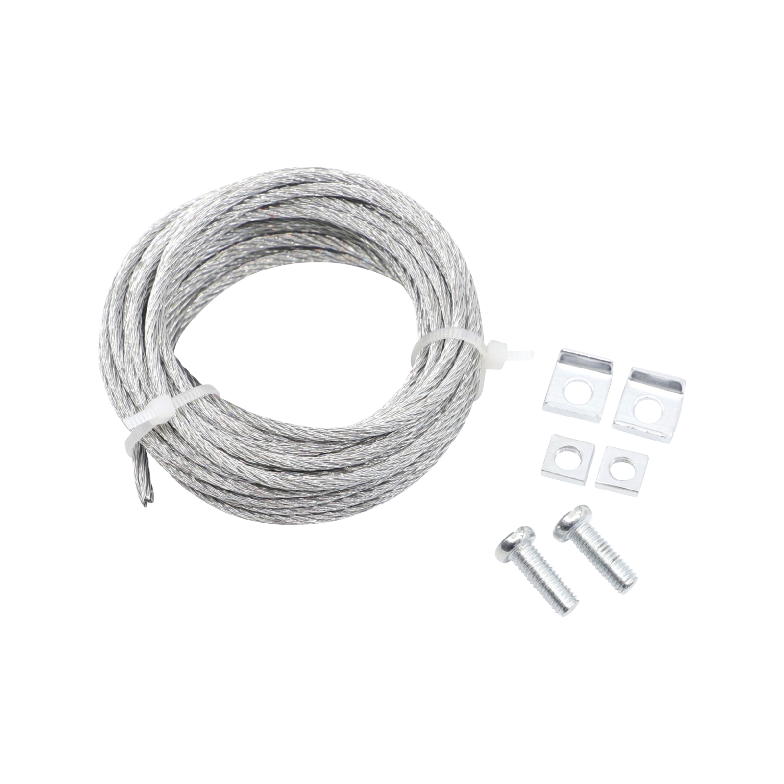 Liftaway Galvanised Steel Cable & Connectors Garage Door Repair Set