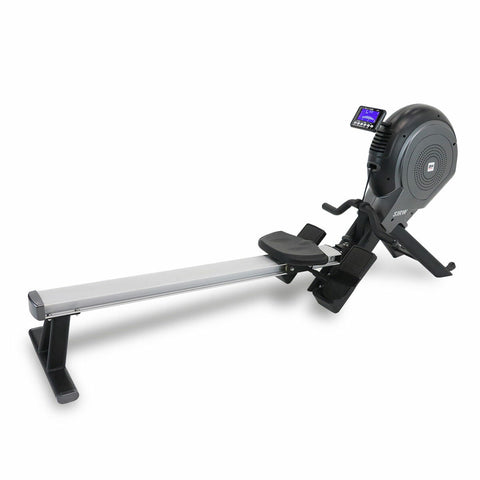BH Fitness Rowing Machine - 16 Resistance Levels, Foldaway Design, Black and Stainless Steel - S1RW