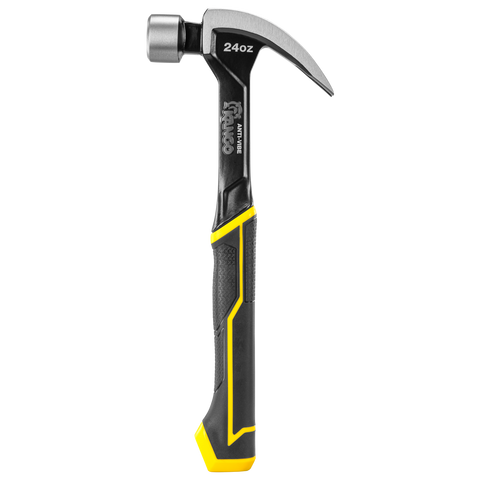 Kango 24oz Anti-Vibe Steel Claw Hammer, Fixed Head