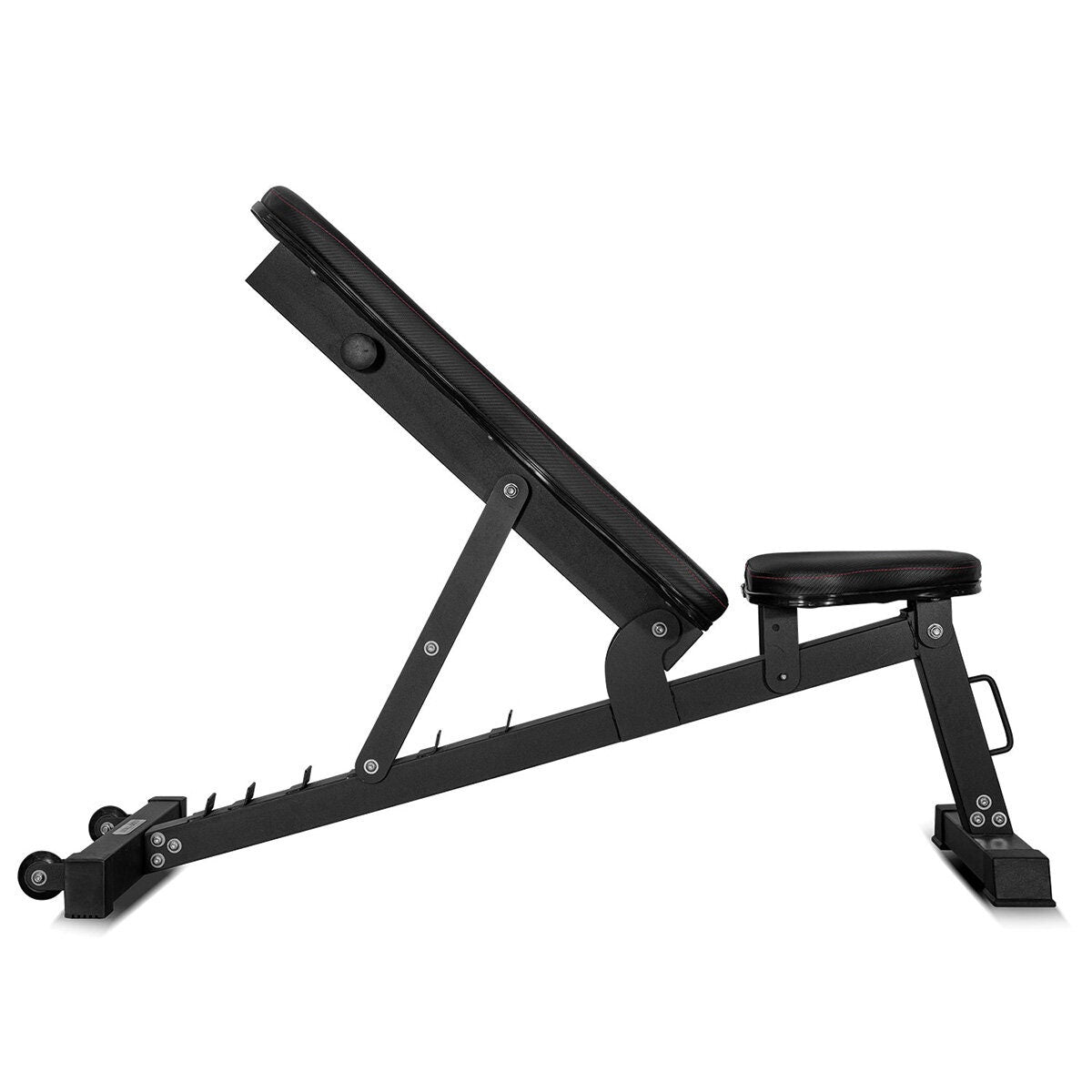 Cortex Exercise Bench Complete Set - Adjustable Angles, Chin-up and Dip Attachment, Black - BENCHBN6-SET