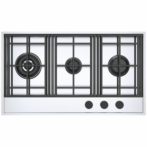 Barazza 90cm Lab Evolution gas cooktop - Stainless steel, 3 burners, Flat Eco design - 1PLE2D