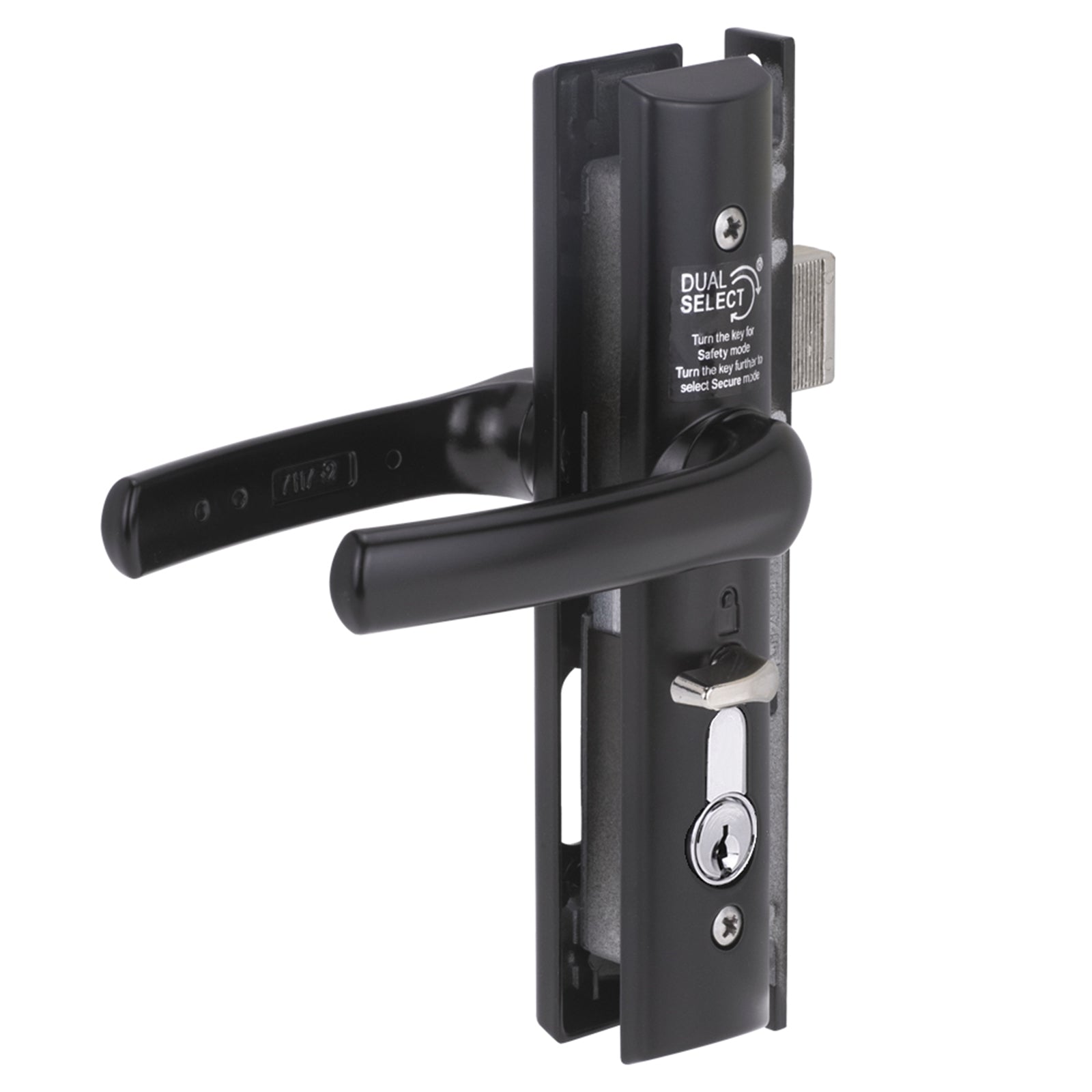 Yale Quattro Hinged Screen Security Door Lock Black