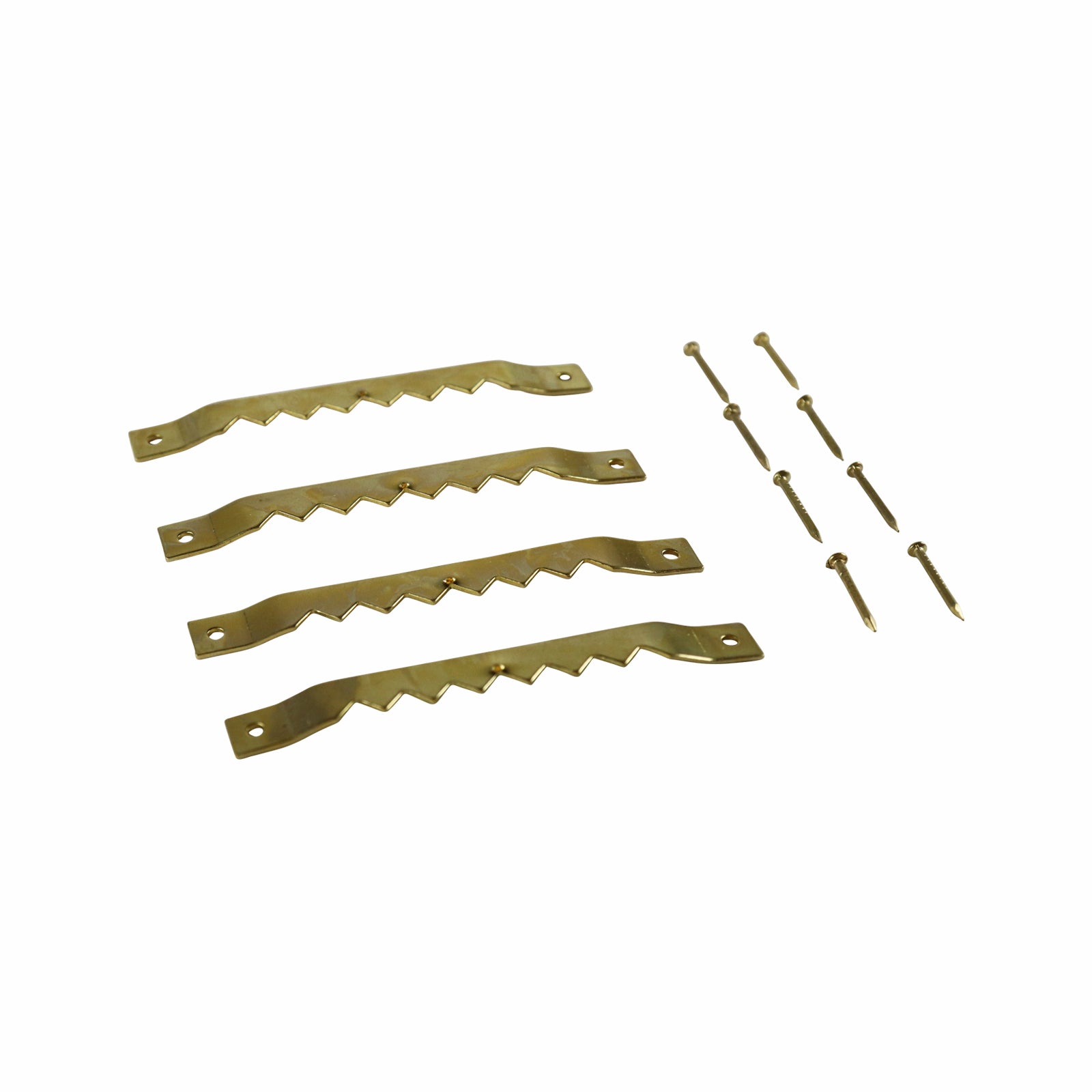 Everhang Brass Plated Steel Picture Hanging Frame Claw - 4 Pack