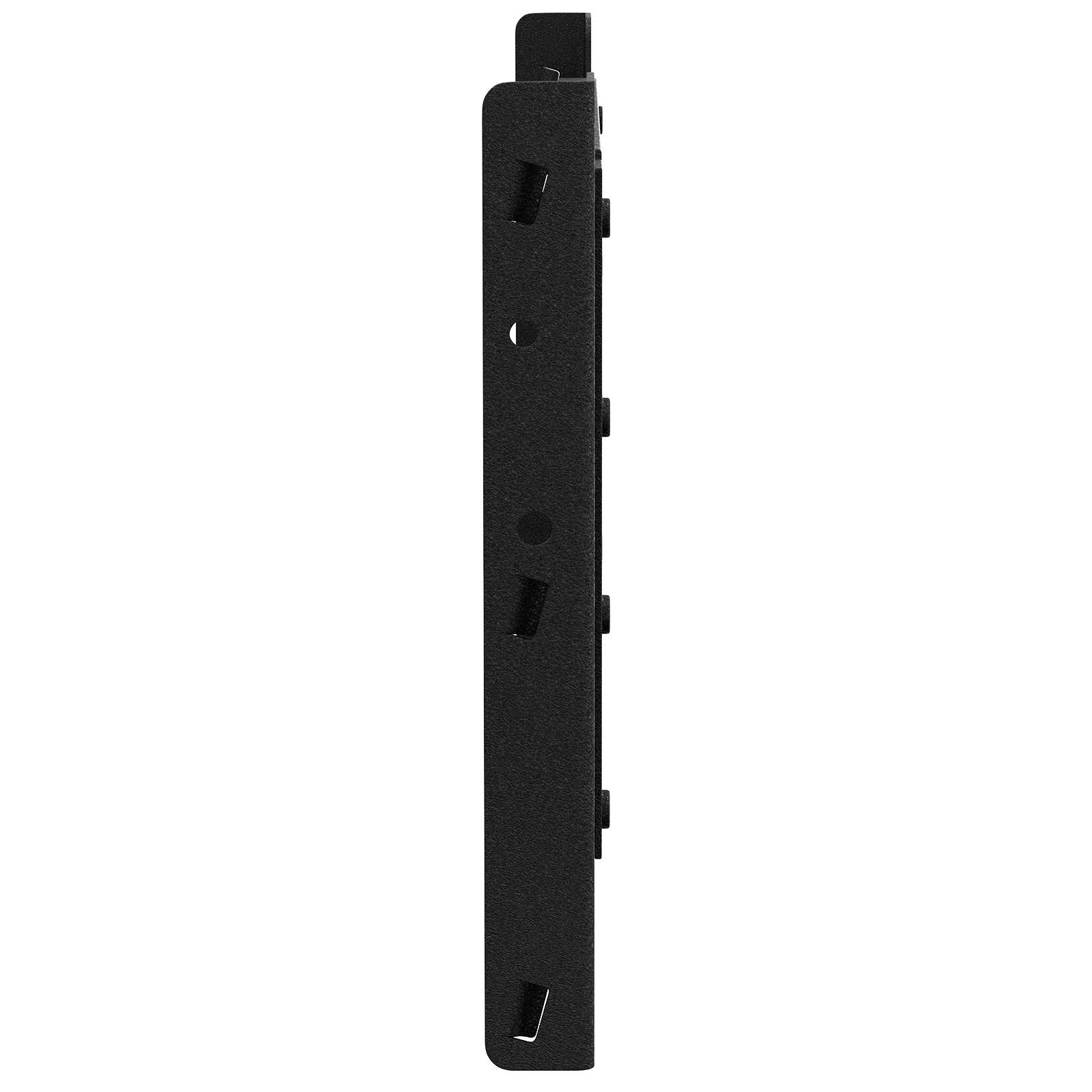 Rack It 400kg Hook Plate for 430mm Rack Depth, Black Powder Coated Steel Storage Accessory