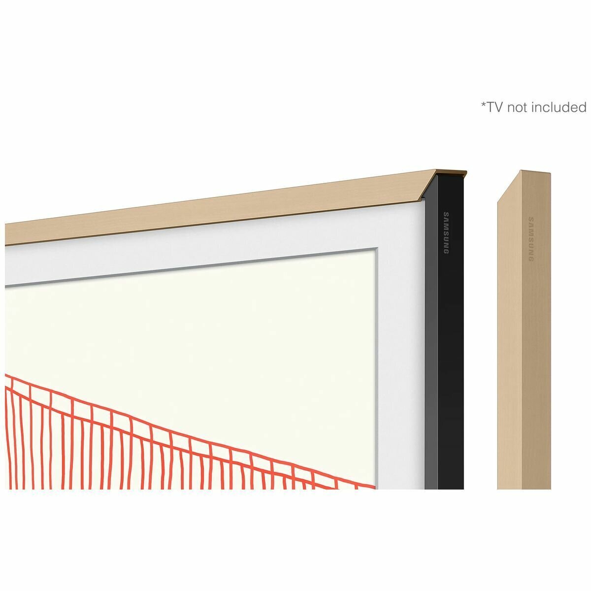 Samsung Modern Frame bezel for 50 inch The Frame TV - Magnetic snap-on, Beige - VG-SCFA50BEBRU