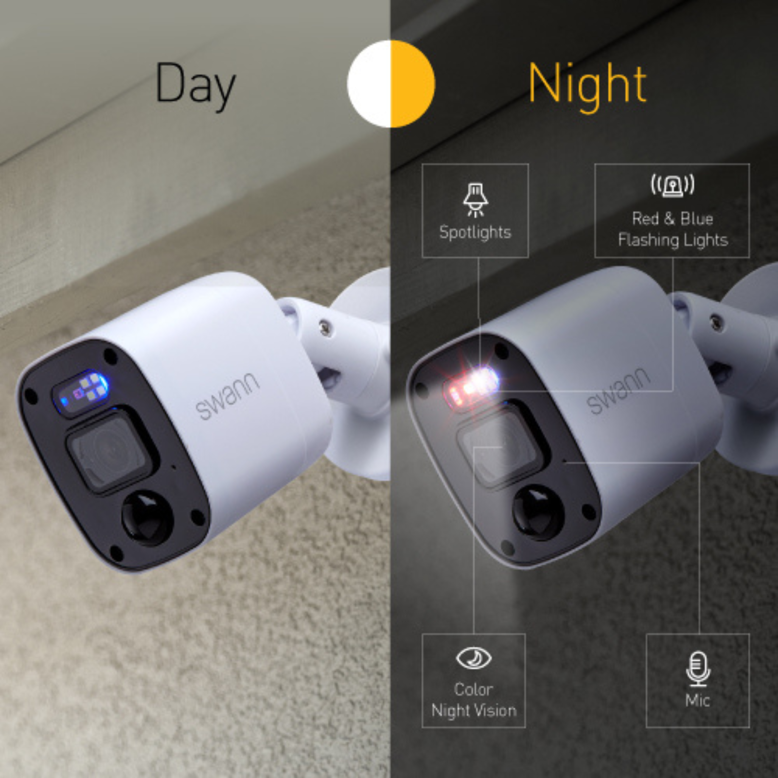 Swann 6 Camera 8 Channel 2K DVR Security System, Audio Recording, 1TB HDD SWDVK-8468062KMQB
