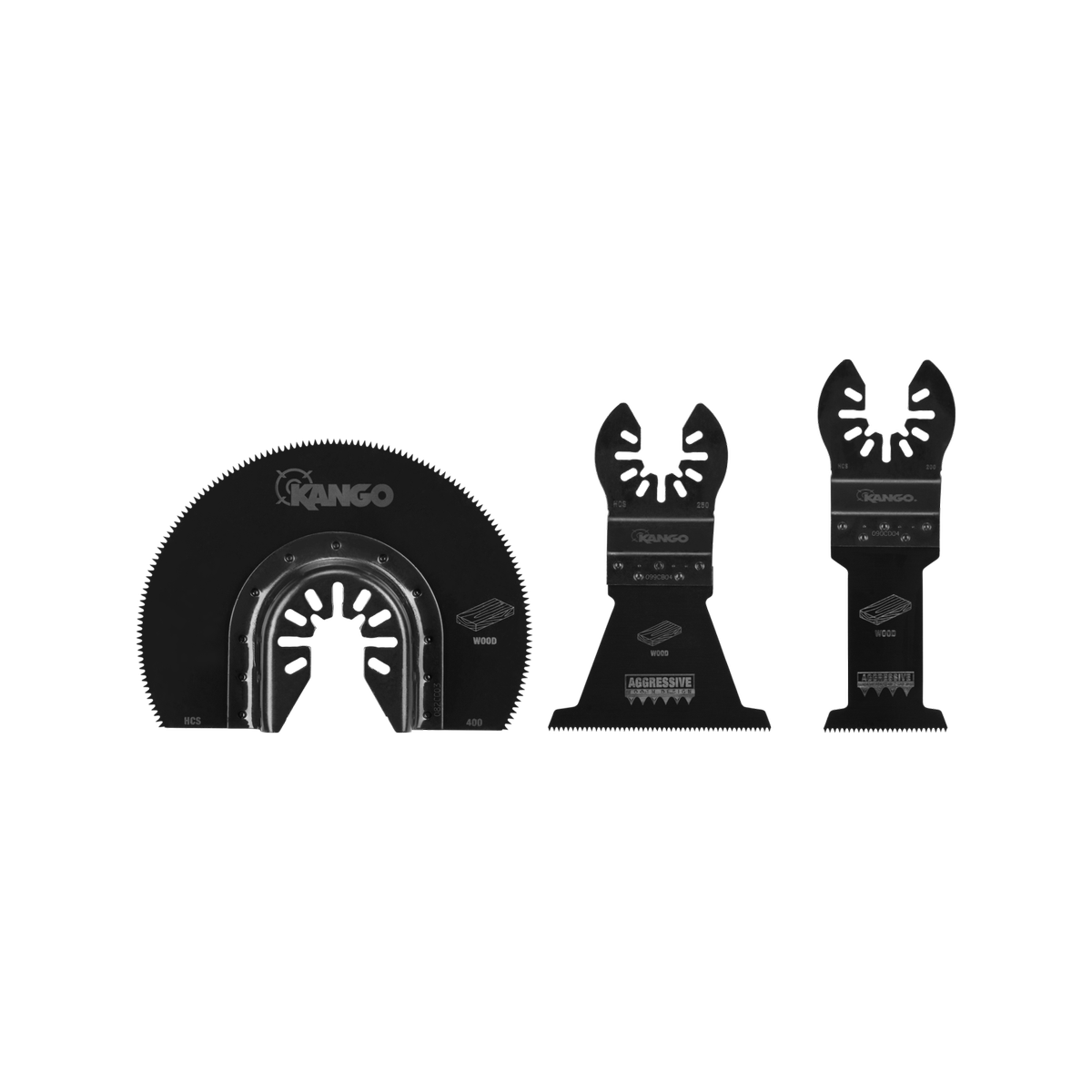 Kango 3-Piece Wood Multi Tool Blade Set