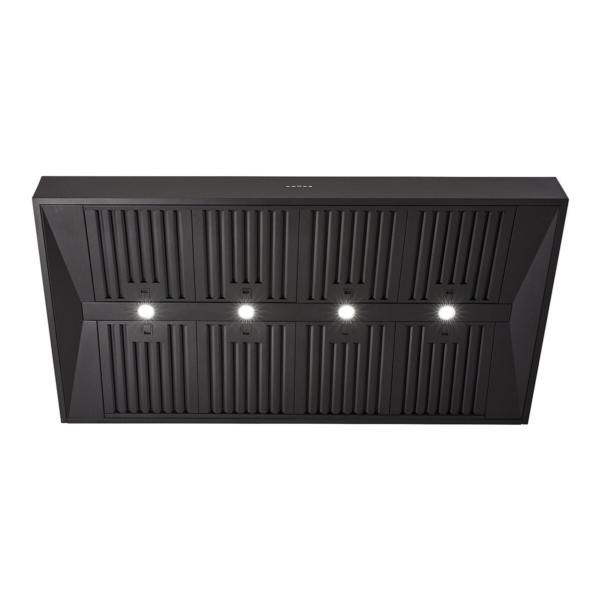 Schweigen 150cm Wall Mounted BBQ Rangehood - Black, 3000m³/h, Twin External Motor, 8 Filters - CL7375BSP2PAK