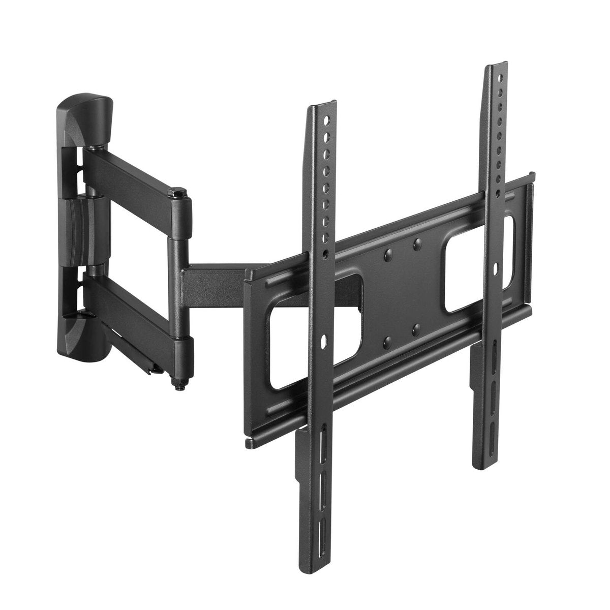 Practa Full Motion TV Wall Mount PRWMFMM 32-55 inch Black Steel, Swivel Tilt, Hardware Included