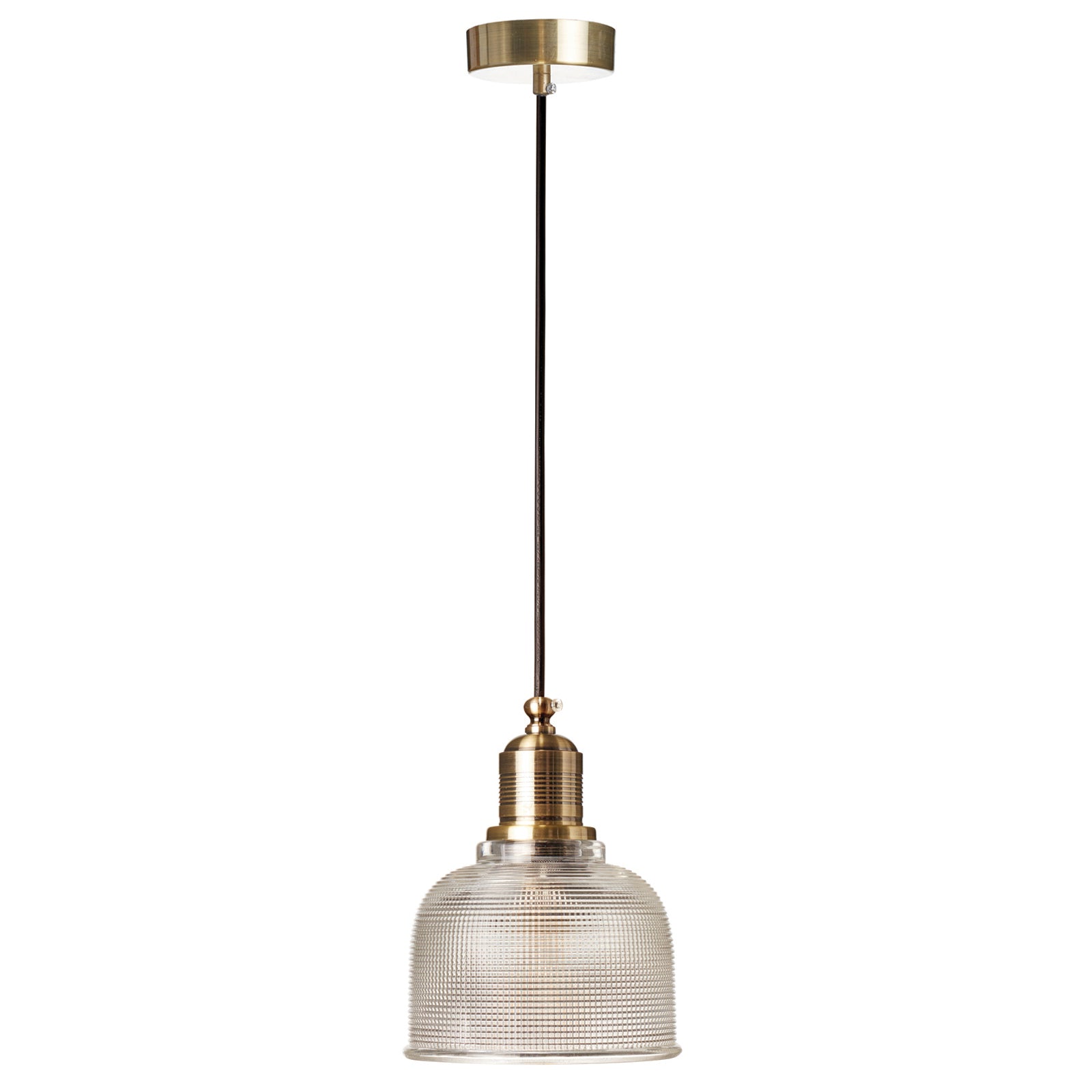 Home Design Antica Small Brass Look Pendant Light E27 60W Indoor 43891