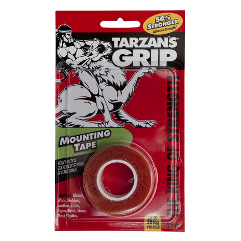 Tarzan's Grip Heavy Duty Double Sided Mounting Tape 1.5m, Strong Permanent Hold