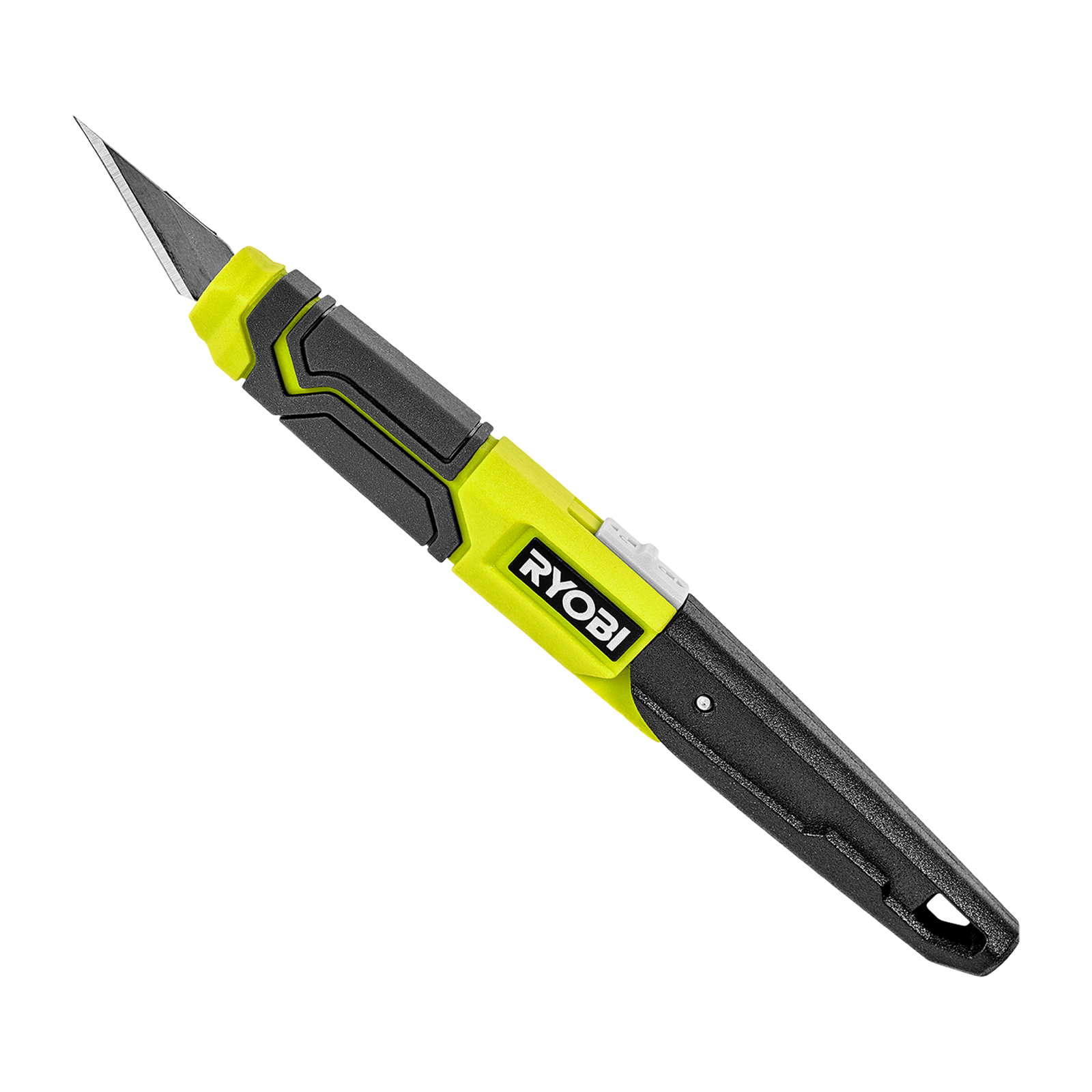 Ryobi Quick Change Hobby Knife with 3 Blades & Slide-Switch Blade Change