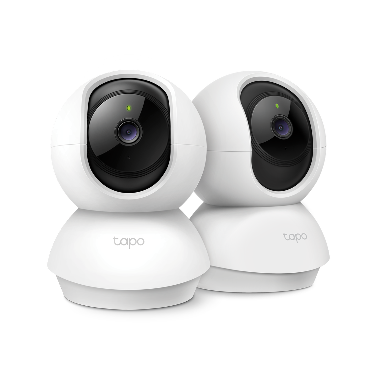 TP-Link Tapo C210 3MP Pan/Tilt Home Security Wi-Fi Camera, 2K Night Vision Indoor 2 Pack TAPO-C210P2