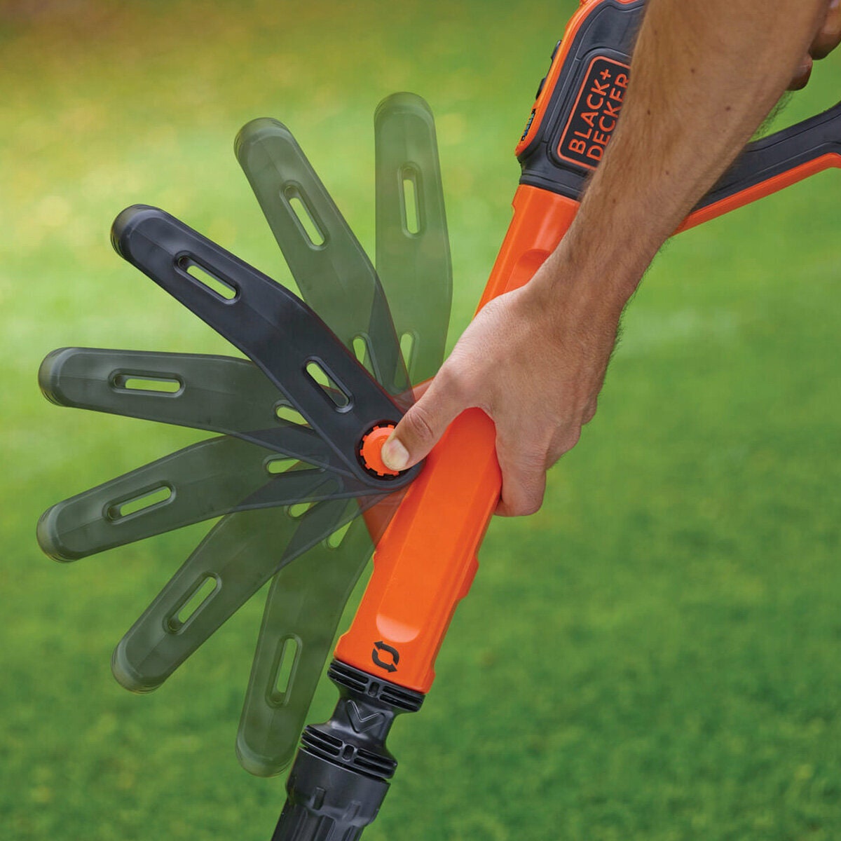 Black & Decker 18V Cordless String Trimmer - 28cm, Power Select, Automatic Line Feed - STC1820PC-XE