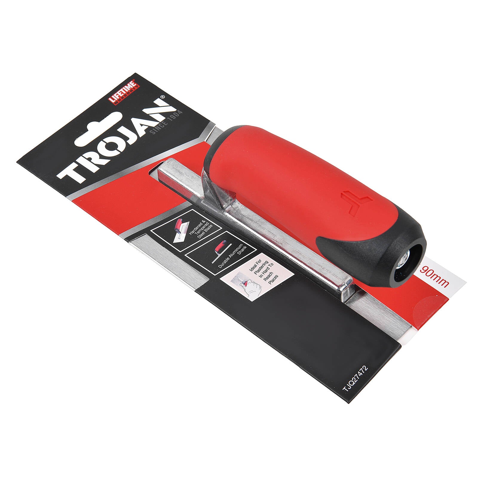 Trojan 200 x 90mm Finishing Trowel for Tight Spaces
