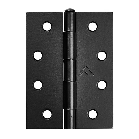 Pinnacle 100mm Matte Black Loose Pin Butt Hinge - 2 Pack
