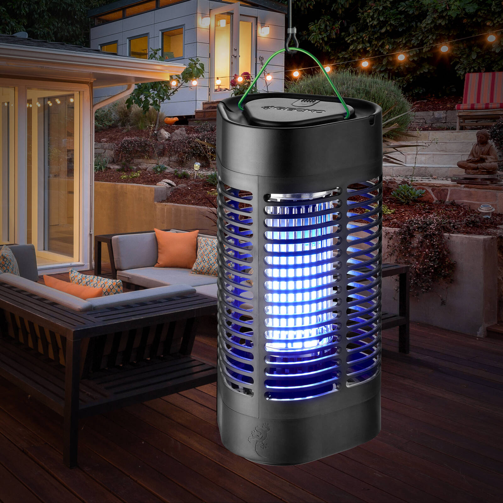 Gecko Medium LED Insect Zapper Outdoor 24GKOLT40V1LED