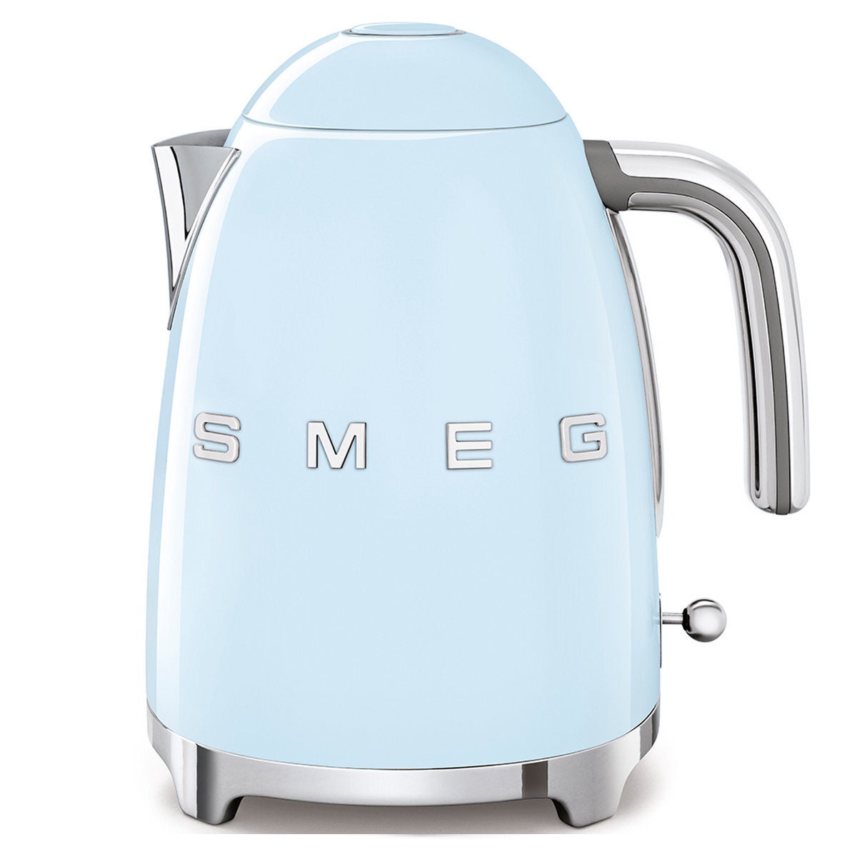 Smeg 50s Retro Style Kettle 1.7L - Pastel Blue, 2400W, Soft Opening Lid, 360 Degree Base - KLF03PBAU