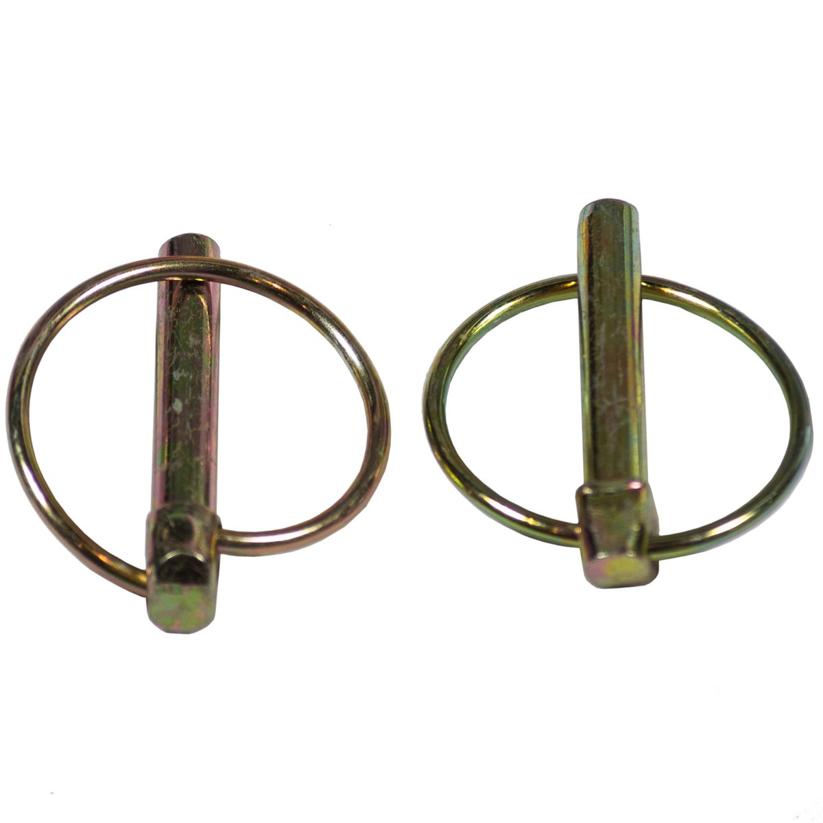 Goliath 8mm Brass Coated Steel Lynch Pin, Pair