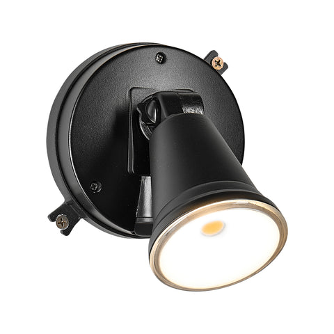 Brilliant Lamy Black Single Head DIY Security Light 10W Outdoor 22639/06