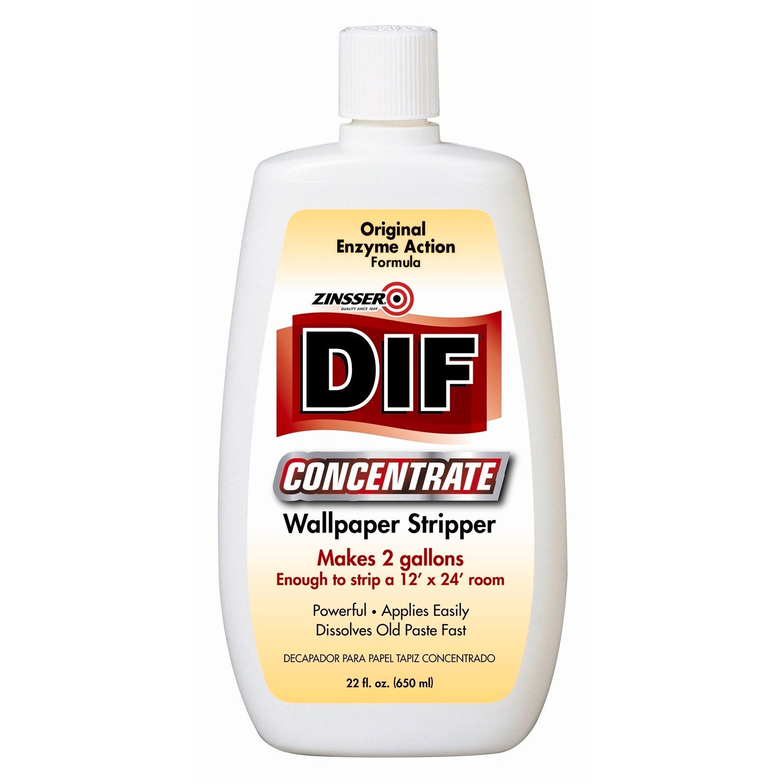 Zinsser DIF Wallpaper Stripper Concentrate, 650ml, Water Based