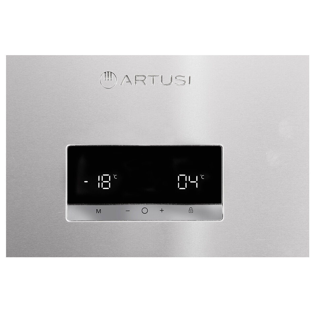 Artusi 405L bottom mount fridge - stainless steel, frost free, 4 star energy rating - AFBM462X