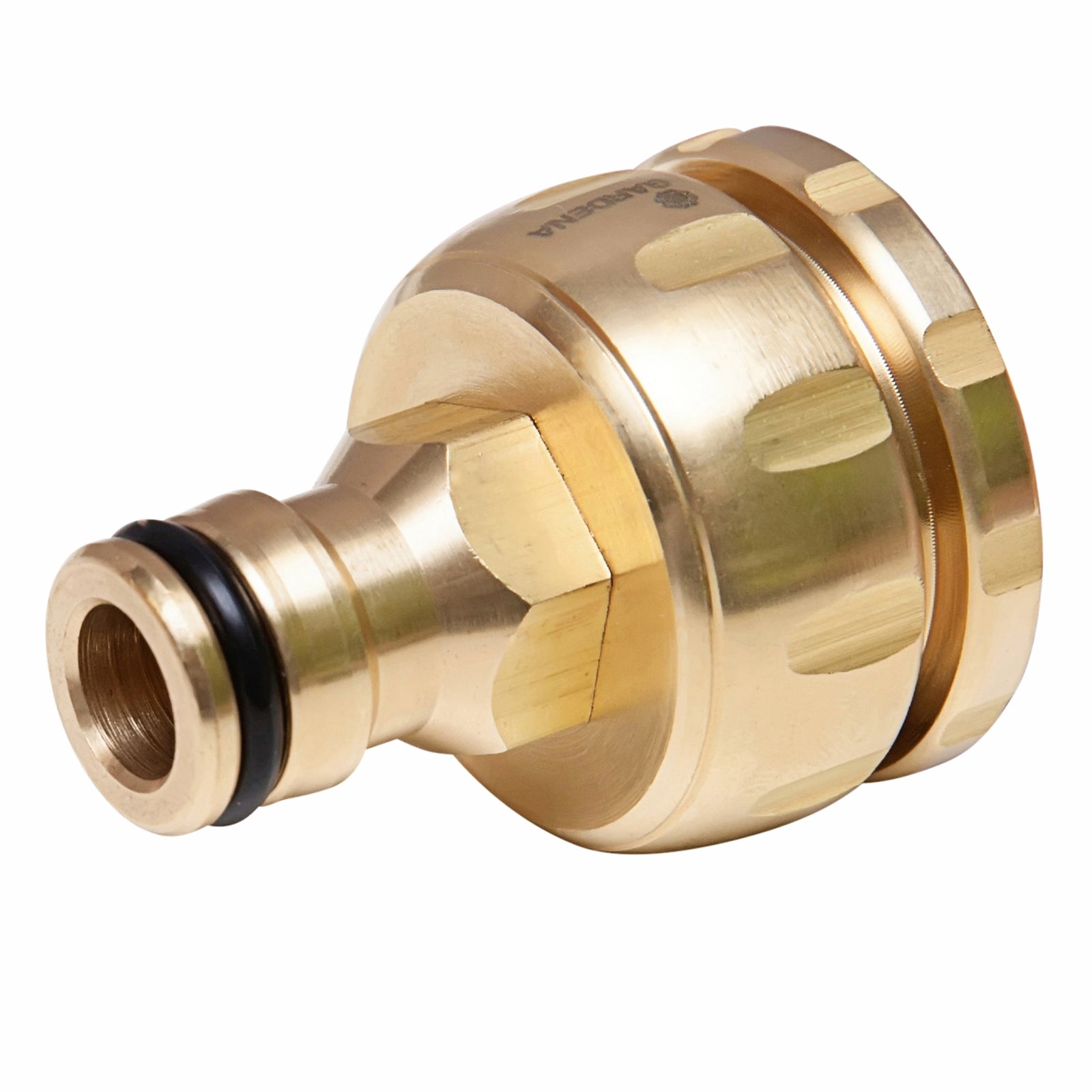 GARDENA 13mm Solid Brass Universal Tap Nut Adaptor, Outdoor