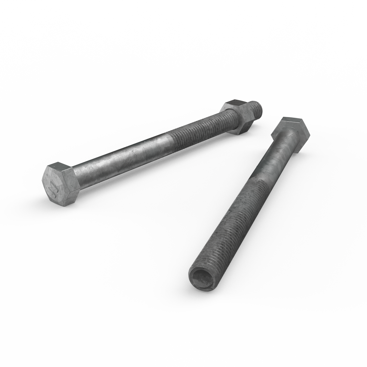 Zenith Hot Dip Galvanised Hex Head Bolts M12 x 150mm 12 Pack - SuperSaverAU - view 3