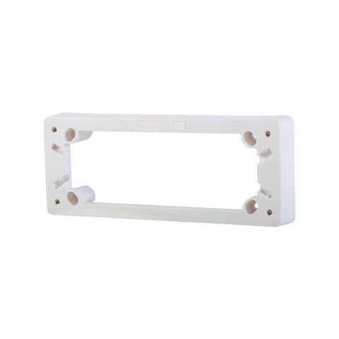 Deta 4 Outlet Mounting Block 26mm Polycarbonate Compact Design - SuperSaverAU - view 1