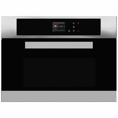 Artusi 60cm built-in combi microwave oven - 34L, black with stainless steel trim, touch controls - ACM45X