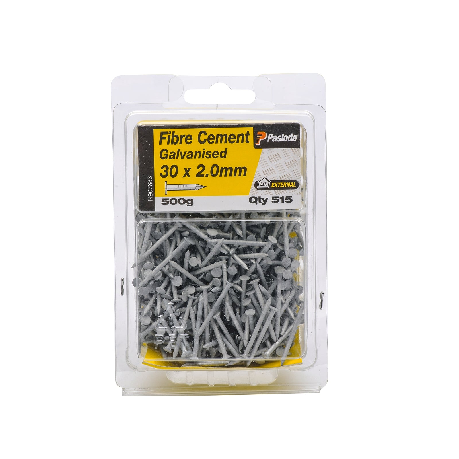 Paslode 30 x 2.0mm Galvanised Steel Fibre Cement Nails - 500g 515 Pack