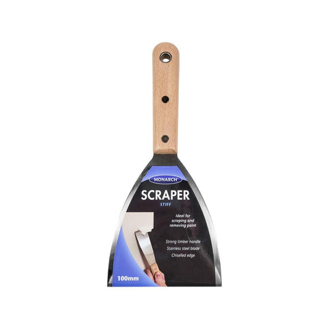 Monarch Scraper - 100mm - Stainless Steel - Heavy Duty - SuperSaverAU - view 1