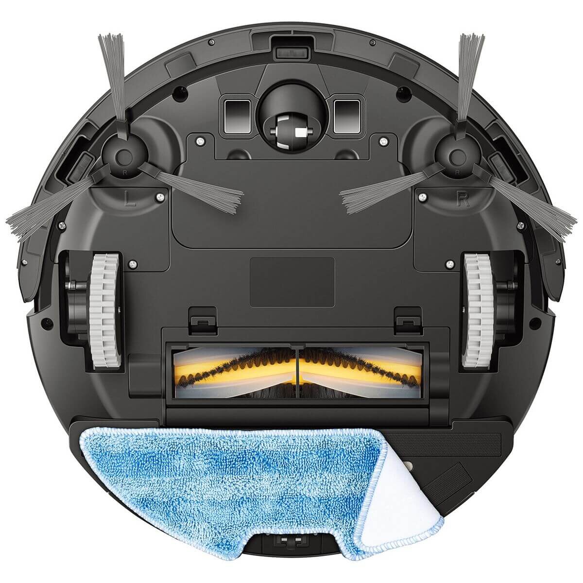 MyGenie Hydraclean Robotic Vacuum and Mop - 3200Pa Suction, Gyroscopic Navigation, Black - 10005710